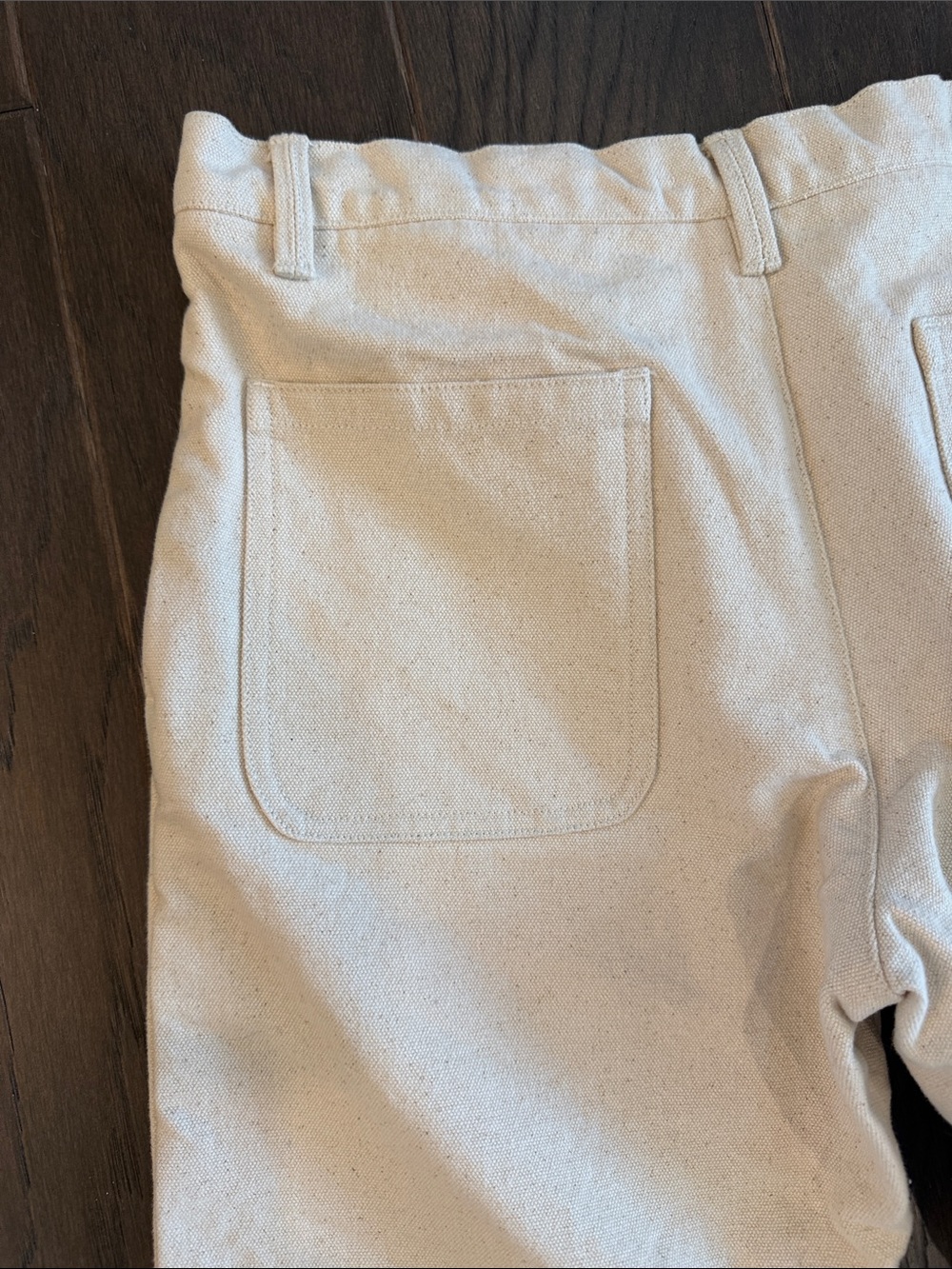 Industry of All Nations Organic Cotton Pants Unbleached Undyed Size 26 - Picture 9 of 13